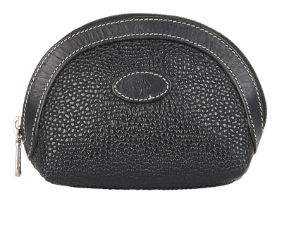 Mulberry Vintage Tree Coin Purse, &pound;35, Accessories, Black, Leather, Front view